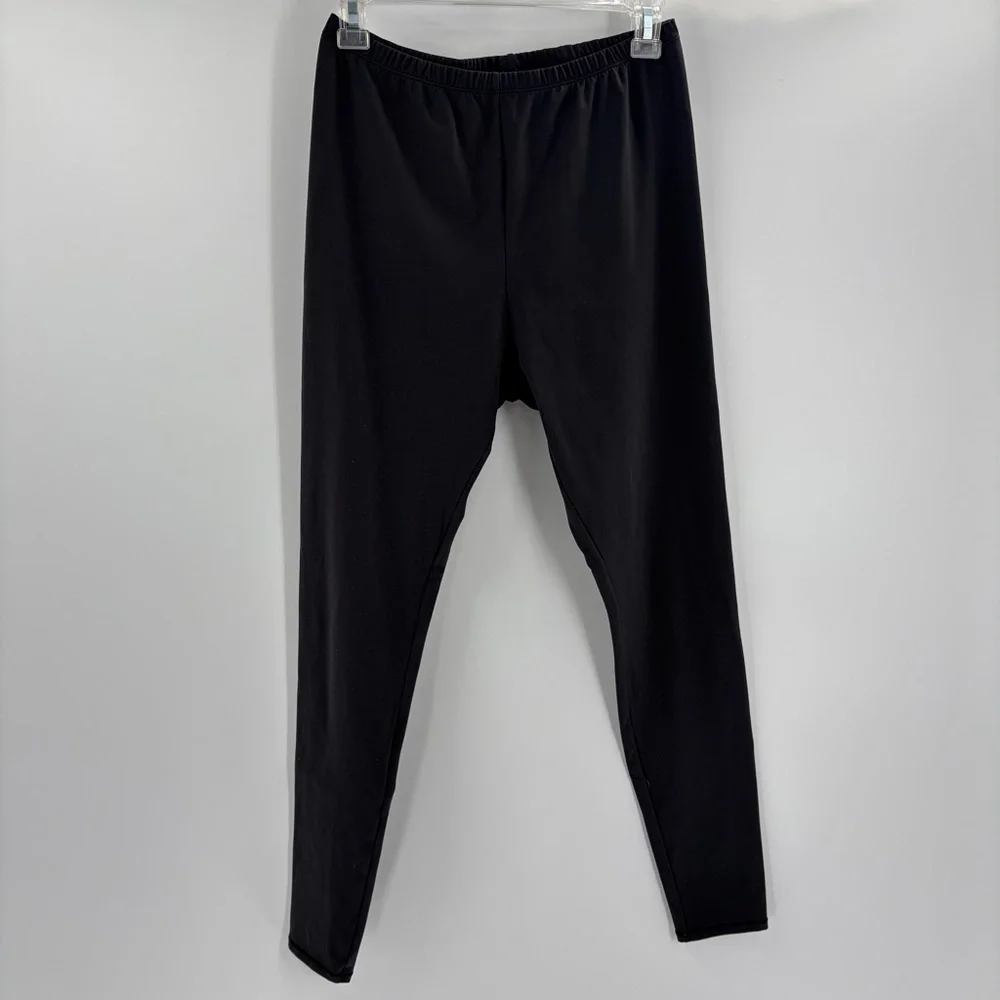 Skims everybody black activewear workout ankle leggings in onyx size large - Picture 2 of 16